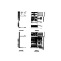 Frigidaire FPD16TCW0 unit-interior/exterior view diagram