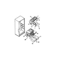 Frigidaire FPD16TCW0 interior food compartment diagram