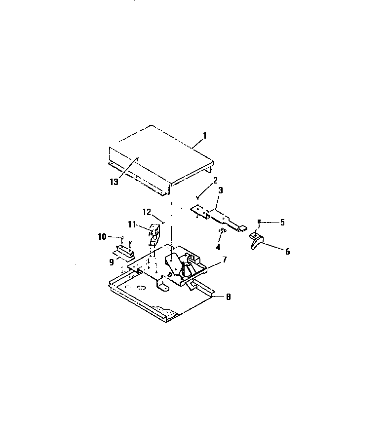 Frigidaire REG638MCH7 door latch mechanism diagram