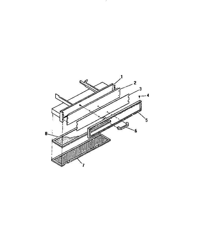 Frigidaire REG638MCH7 vent hood drawer diagram
