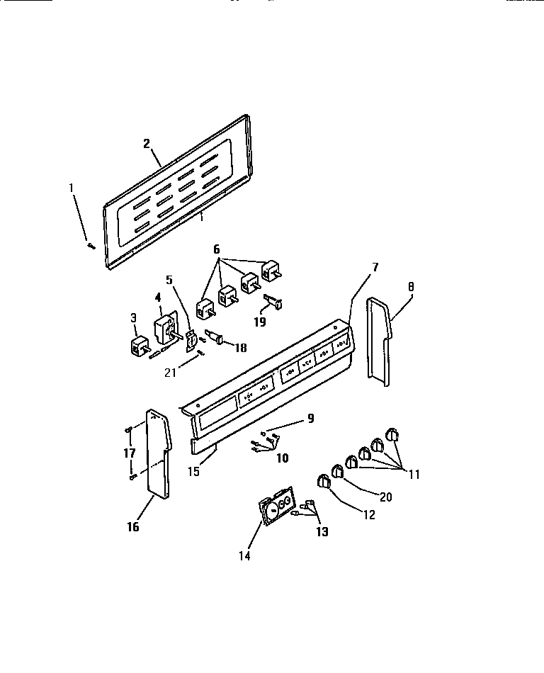 Kelvinator REC406CV0 backguard diagram