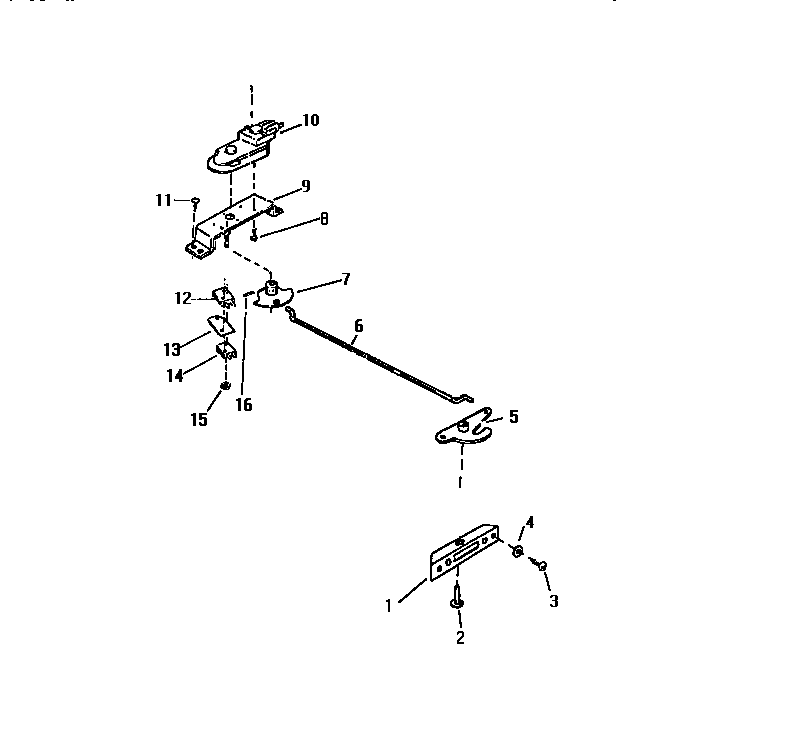 White-Westinghouse KD860GDK1 door latch assembly diagram