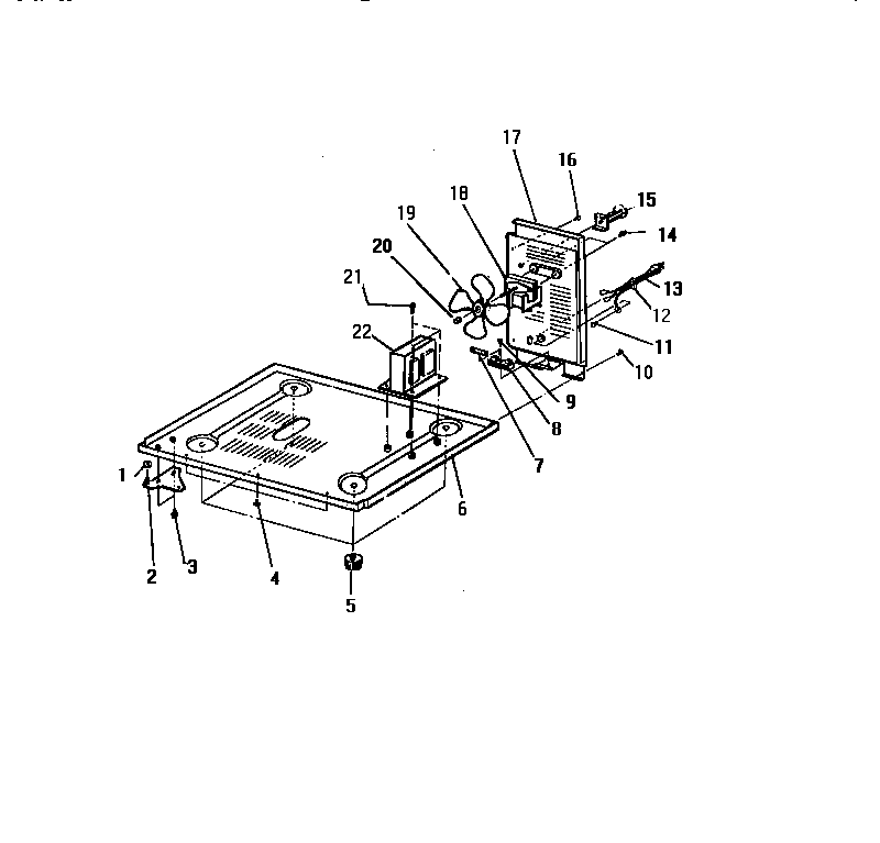 White-Westinghouse KM170HXM transformer diagram