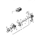 White-Westinghouse LT600JXD1 motor, pump assembly diagram