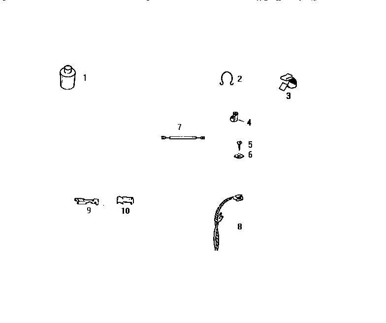 White-Westinghouse DE640JDF1 harness & miscellaneous diagram