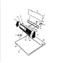 White-Westinghouse DE271EDW4 console & controls diagram