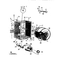 White-Westinghouse DE271EDW4 body & drum diagram