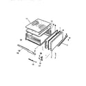White-Westinghouse GF201HXF1 broiler drawer diagram