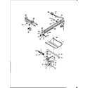 White-Westinghouse GF710HXF1 burner assembly diagram