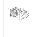 White-Westinghouse GF710HXF1 door, gf710h diagram