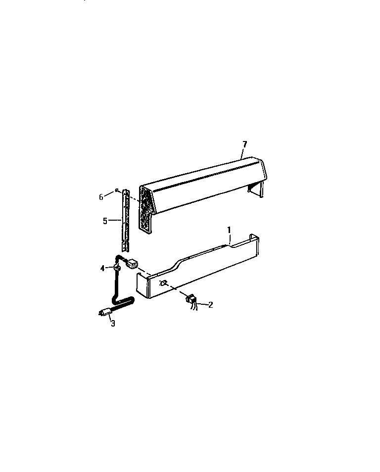 White-Westinghouse GF600HXH0 backguard diagram