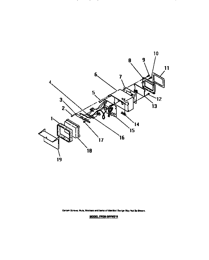Frigidaire FPEM26VWDW0 solid state controls (micro-electronic) diagram
