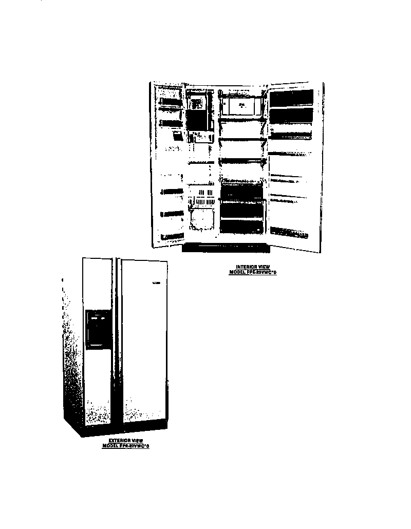 Frigidaire FPE22VWCH0 front cover diagram