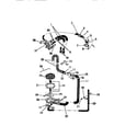 Frigidaire WISCW5 pump, hoses, water valve diagram
