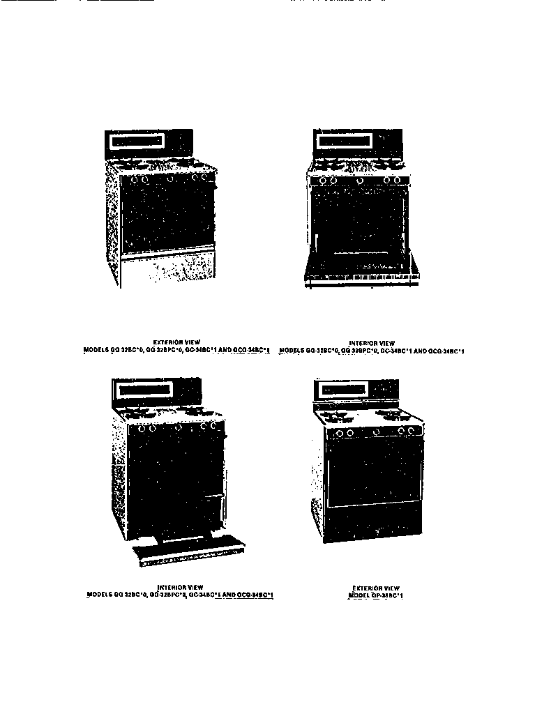 Frigidaire GG32BPCL0 unit diagram