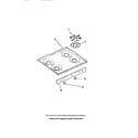 Frigidaire GG32BCL0 cook top, knobs diagram