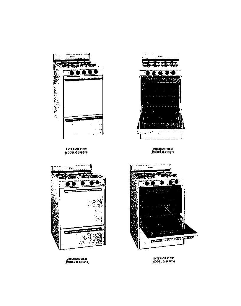 Frigidaire G30PCL0 unit diagram