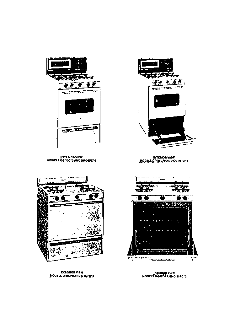 Frigidaire G30PCL0 unit diagram