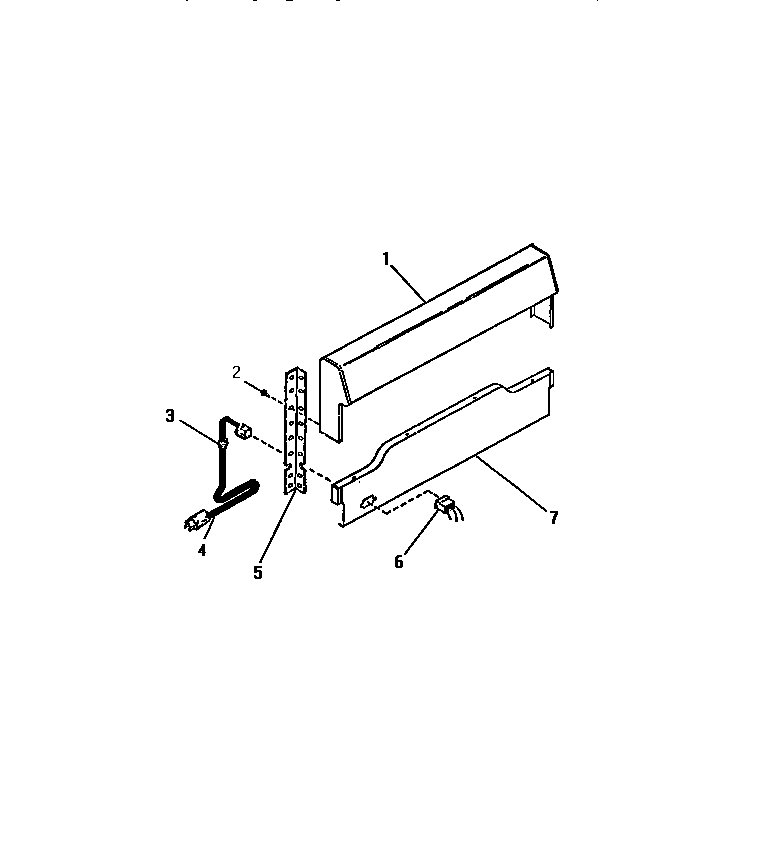Frigidaire G30PCL0 console, panels diagram