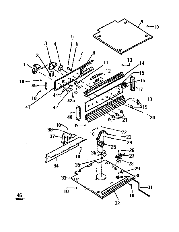 White-Westinghouse KB883GDM1 backguard diagram