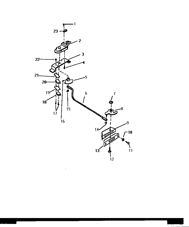 White-Westinghouse KB883GDM1 door latch assembly diagram