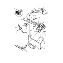 White-Westinghouse DG700EXD2 gas valve burner assy., sensor diagram