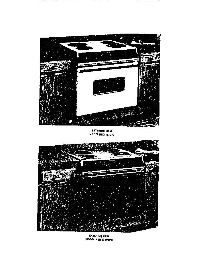 Frigidaire R530DH0 cover page 2 diagram