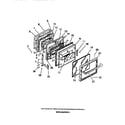 Frigidaire R530DH0 oven door panels diagram