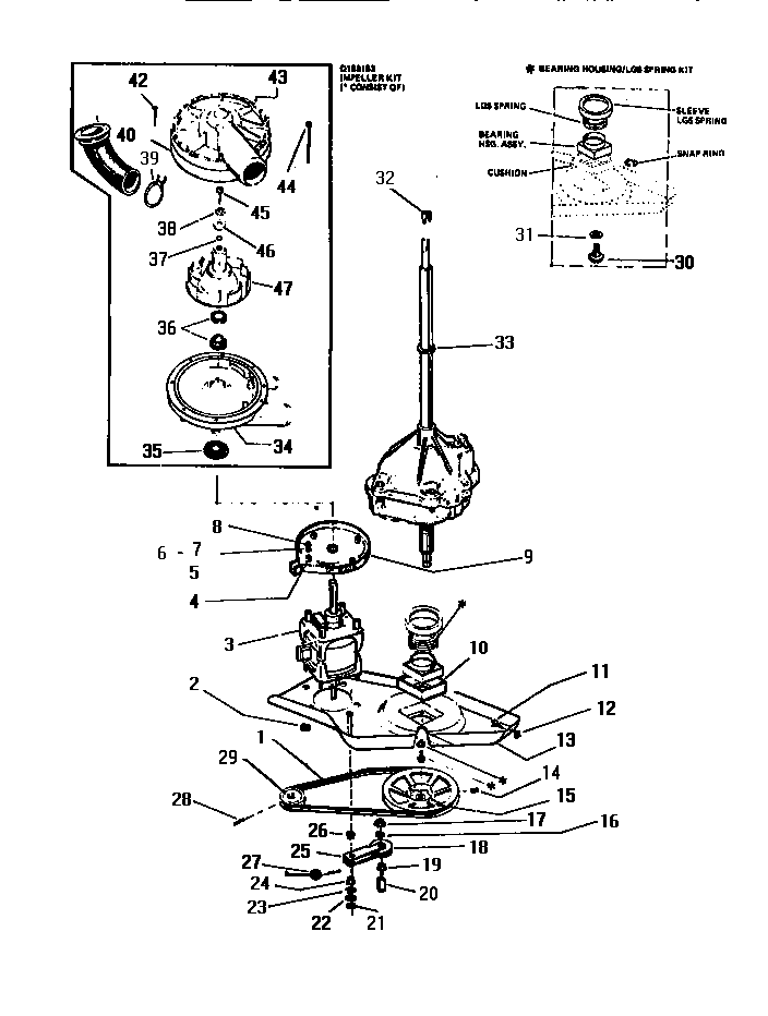 White-Westinghouse LA560JXH3 transmission diagram