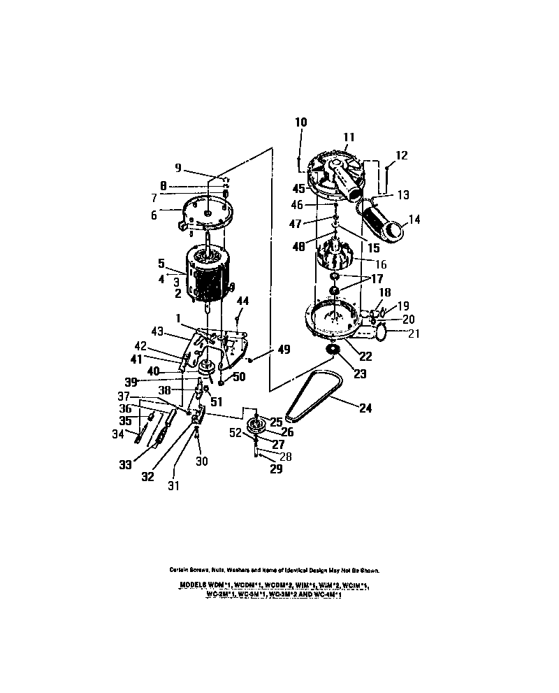 Frigidaire WCDMW2 pump, motor diagram