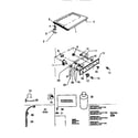 White-Westinghouse DG250JXW1 gas valve & miscellaneous diagram