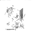 White-Westinghouse RT153HCH0 cooling system diagram