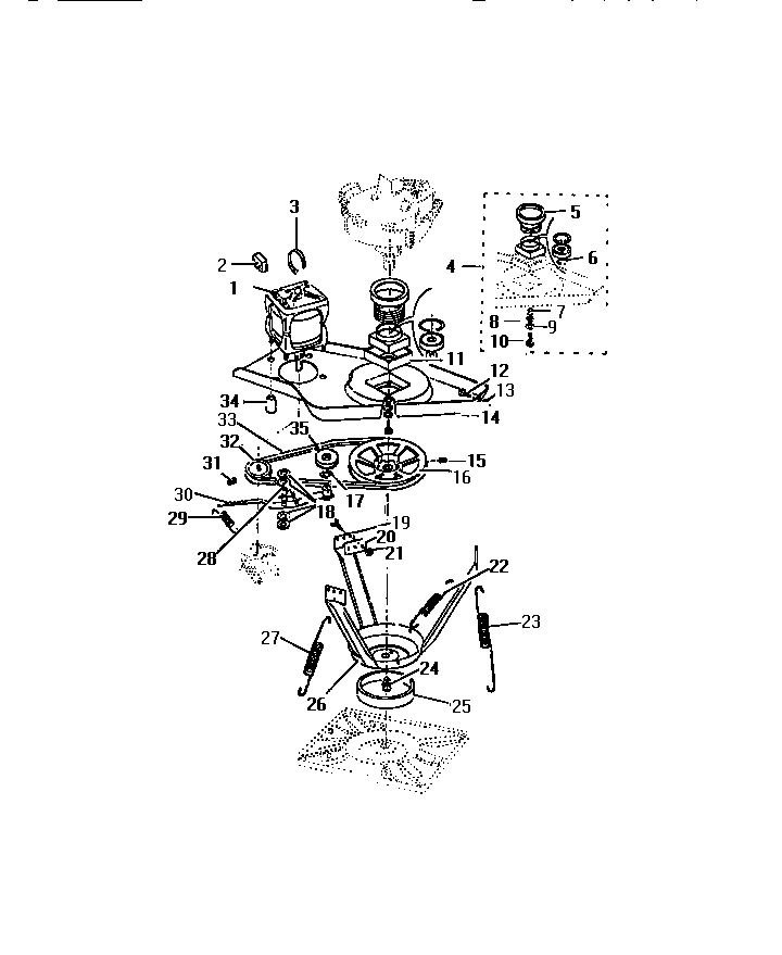 Frigidaire WCDDL2 motor, pulleys diagram