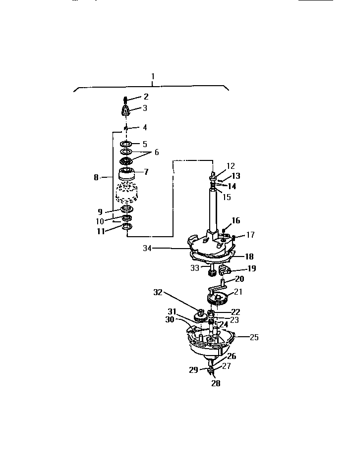 Frigidaire WCDDL2 transmission diagram