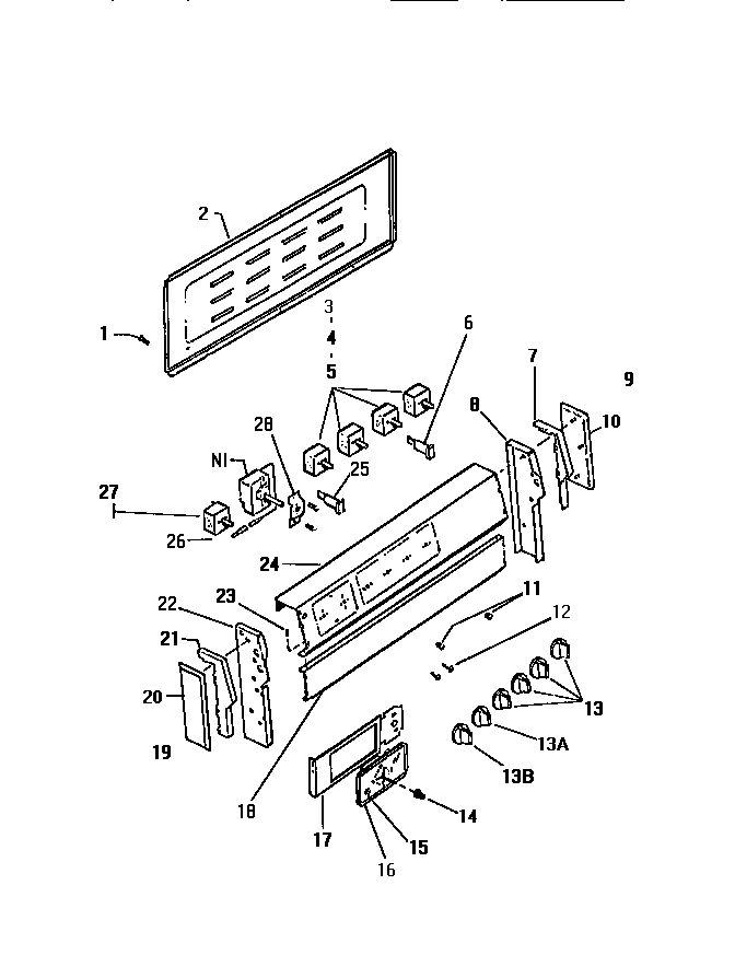 Kelvinator RER306CT0 backguard diagram
