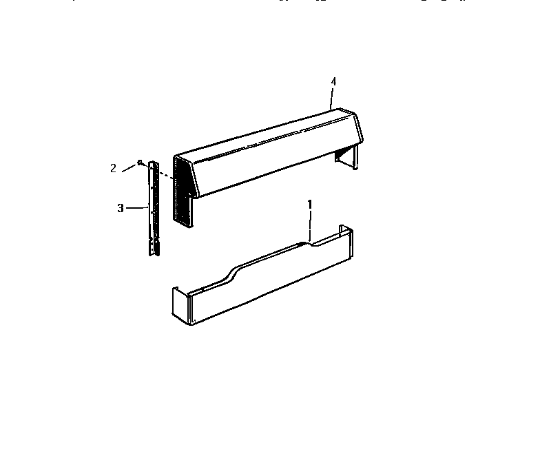 White-Westinghouse GF300HXW1 backguard diagram
