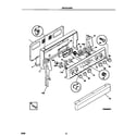 Frigidaire FEF322BADB backguard diagram