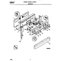 Frigidaire FEF322BADB backguard diagram