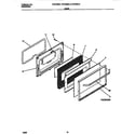 Frigidaire FEF322BADB door diagram