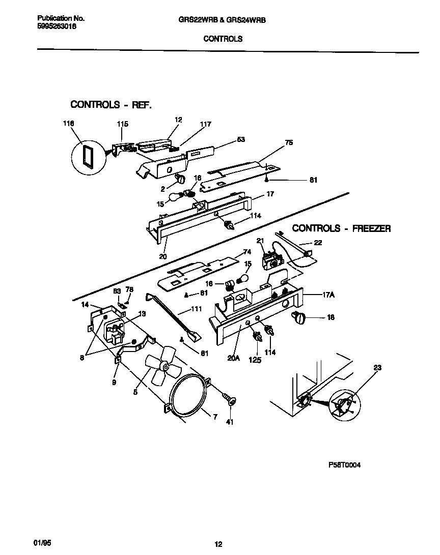 Gibson GRS22WRBD1 controls diagram