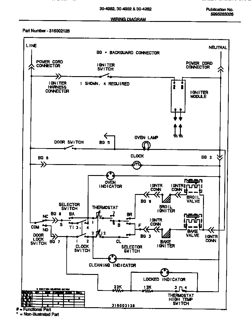 Tappan 30-4952-00-04 wiring diagram diagram