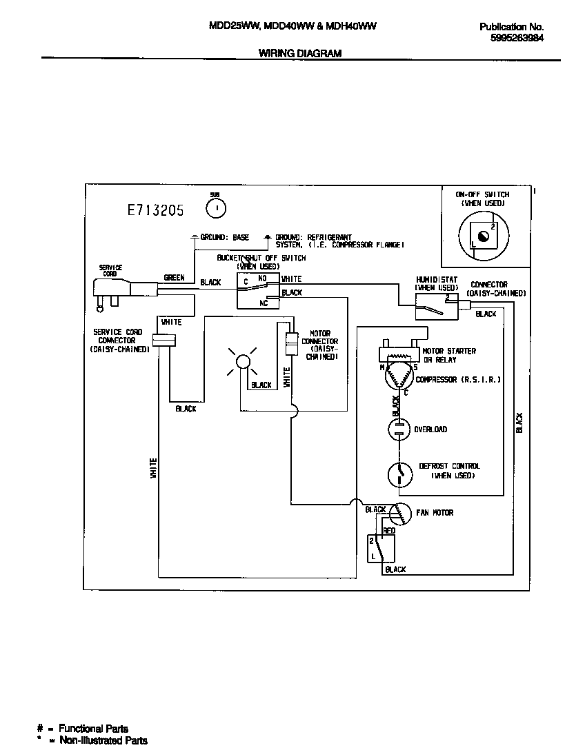 White-Westinghouse MDD40WW4 wiring diagram diagram