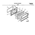 Universal/Multiflex (Frigidaire) MGF324WBSB door diagram