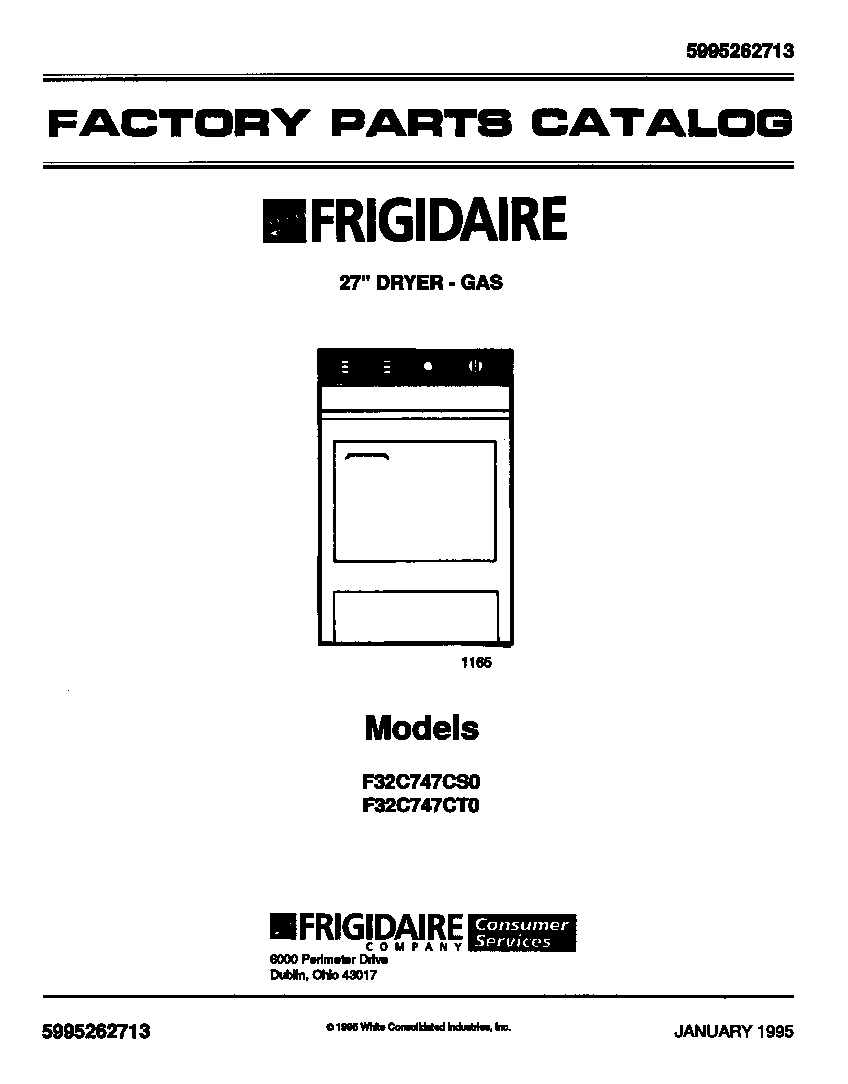 Frigidaire F32C747CT0 null diagram