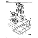Frigidaire FGC3X8XCTA cooktop parts diagram