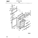 Frigidaire F44P18CCW0 door diagram