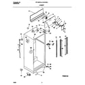 Frigidaire F44P18CCW0 cabinet diagram