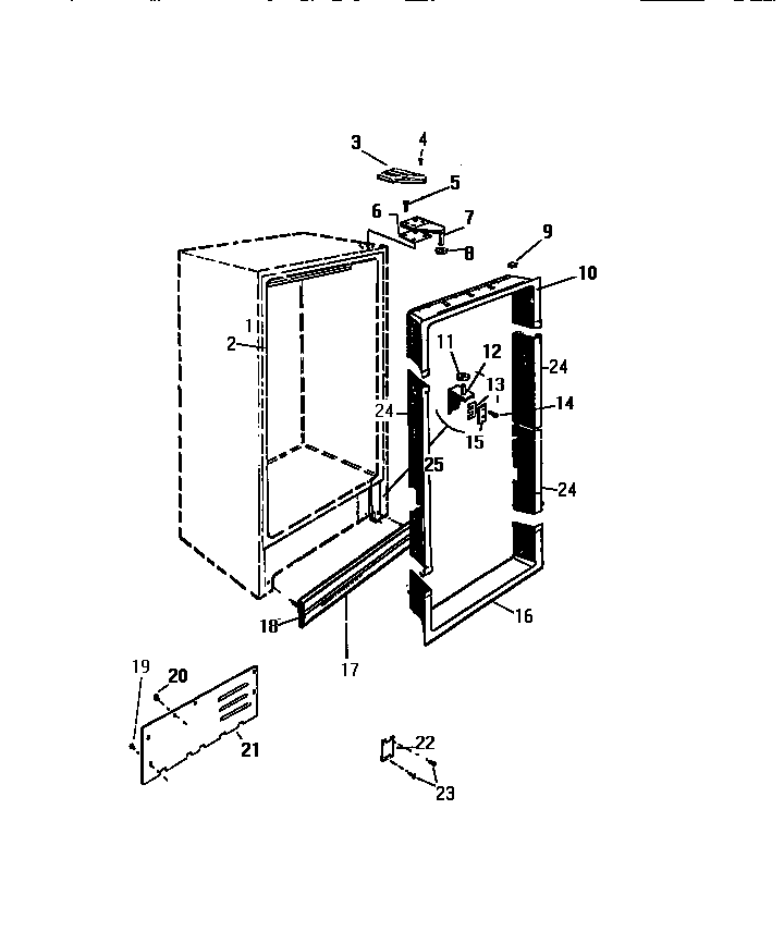 White-Westinghouse FU017RRW1 null diagram