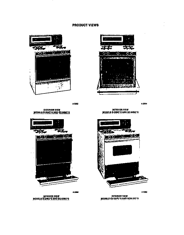 Frigidaire GG26PCL0 product views diagram