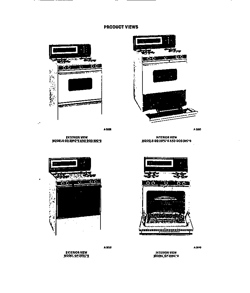 Frigidaire GG26PCL0 product views diagram